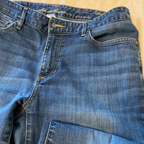 Eddie Bauer Curvy Bootcut Jeans - Picture 2 of 10